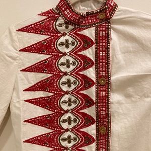 Vintage Embroidered Tunic Bill Atkinson Glen of Michigan